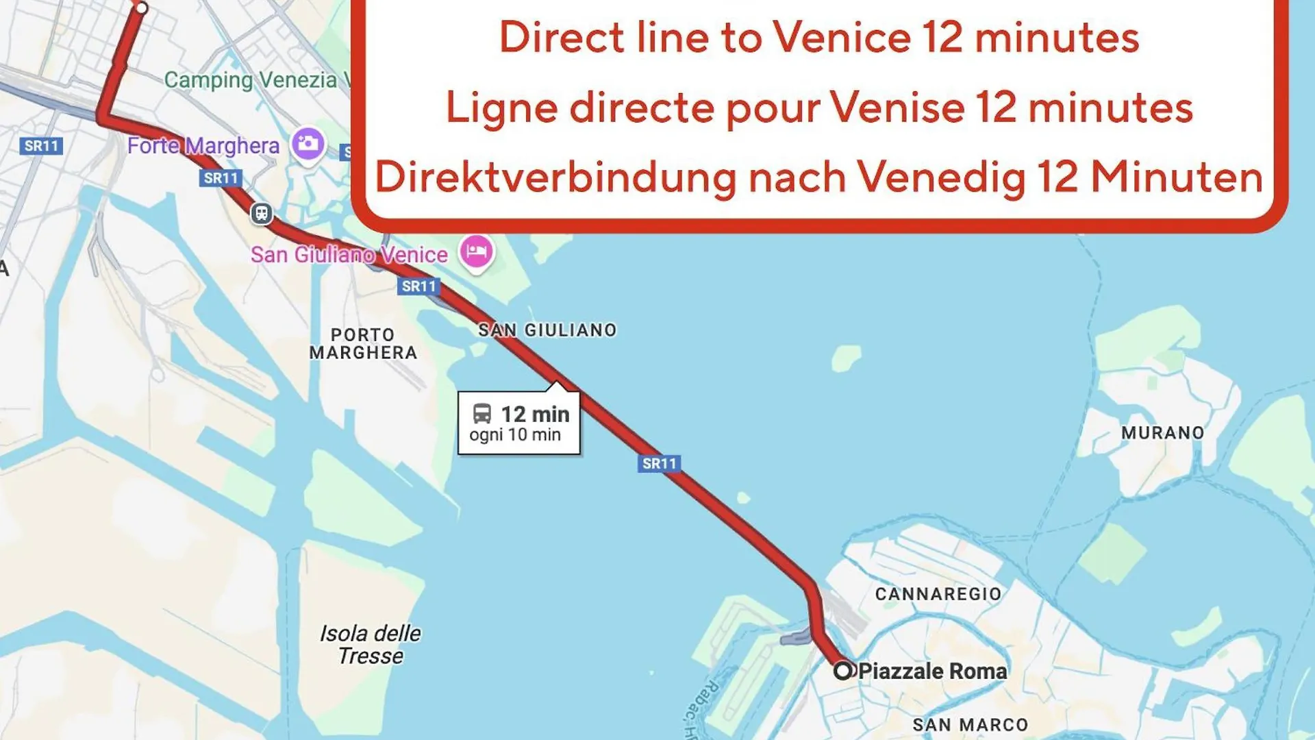 Apartmán 7 Posti, A Pochi Minuti Da Venezia, Posto Auto